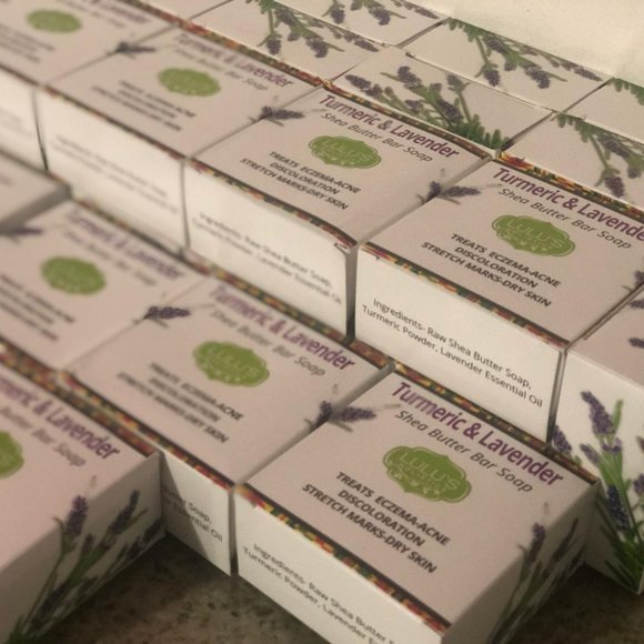 TUMERIC & LAVENDER SOAP - Picture 5 of 5